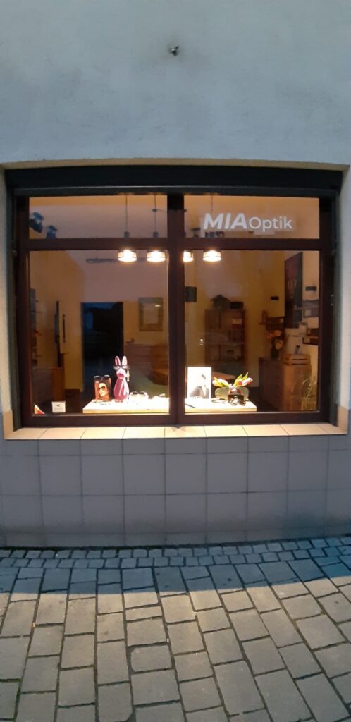 Außenansicht des Optikergeschäfts